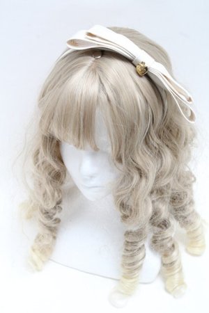 画像: Angelic Pretty / Doll’s Ribbon Heartカチューシャ  アイボリー S-25-06-17-001-AP-AC-HR-ZS