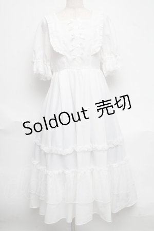 画像: axes femme kawaii / プチリボンワンピース  白 S-25-06-17-041-AX-OP-HR-ZS