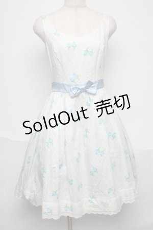 画像: Jane Marple / いちごカットワンピース  白 S-25-06-17-043-JM-OP-AS-ZS