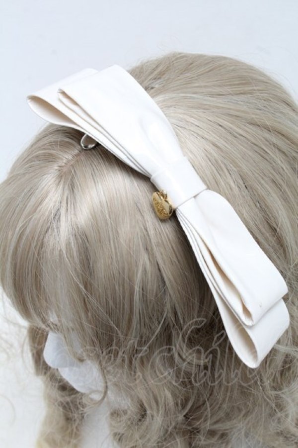 画像3: Angelic Pretty / Doll’s Ribbon Heartカチューシャ  アイボリー S-25-06-17-001-AP-AC-HR-ZS (3)