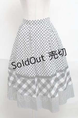画像: LOLITA / スカート  黒ｘ白 S-25-06-19-051-LO-SK-AS-ZS