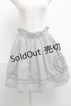 画像: Ank Rouge / ギンガムスカート  黒ｘ白 S-25-06-19-053-CA-SK-AS-ZS
