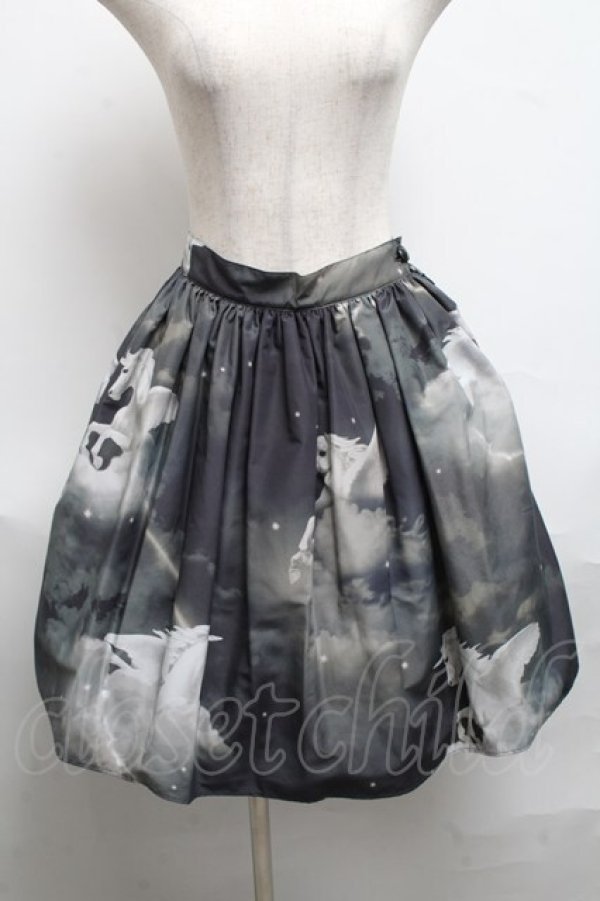 画像1: MILK / fantasticスカート  ブラックSKY S-25-06-19-055-ML-SK-AS-ZT483 (1)