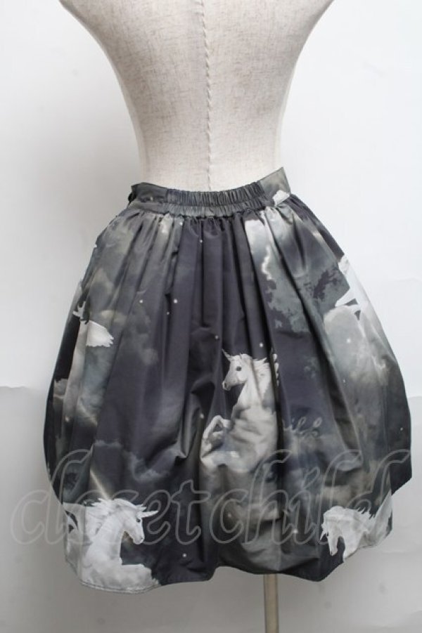 画像2: MILK / fantasticスカート  ブラックSKY S-25-06-19-055-ML-SK-AS-ZT483 (2)