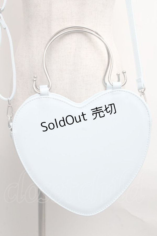 画像3: BABY,THE STARS SHINE BRIGHT / リボンハートBAG  サックス S-25-06-19-006-BA-BG-AS-ZS (3)