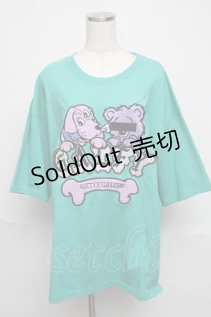 画像: LAND by MILKBOY / GALFYコラボ仲良しTEE  グリーン S-25-06-19-1005-MB-TO-HR-ZS