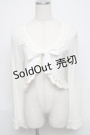 画像: BABY,THE STARS SHINE BRIGHT / ローズレース姫袖ボレロ  キナリ S-25-06-19-1006-BA-TO-HR-ZS