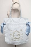 画像1: Maison de FLEUR / シナモロールトートバッグ  サックス S-25-06-19-1065-LO-BG-HR-ZS (1)