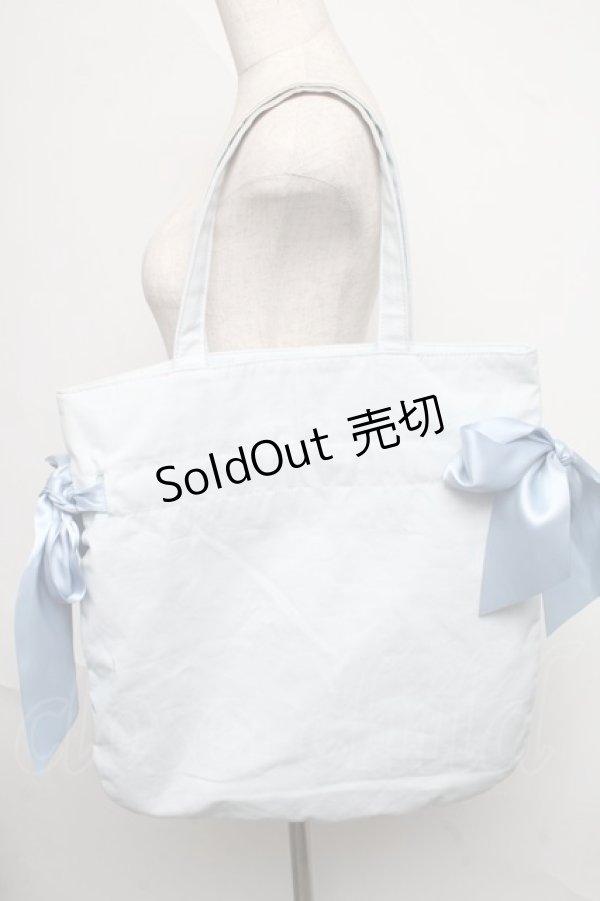 画像2: Maison de FLEUR / シナモロールトートバッグ  サックス S-25-06-19-1065-LO-BG-HR-ZS (2)