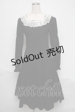 画像: Moi-meme-Moitie / カトリーヌワンピース  黒 S-25-06-19-1019-MO-OP-AS-ZS