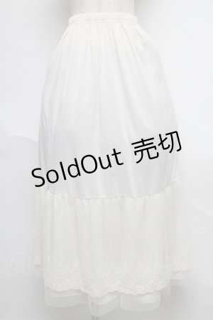 画像: axes femme / 選べる着丈レースペチスカート  オフ S-25-06-19-1022-AX-SK-AS-ZS