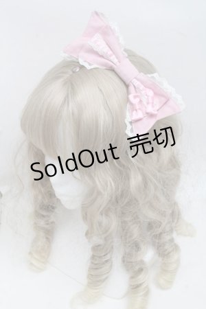 画像: Angelic Pretty / ツインリボンカチューシャ  ピンク S-25-06-19-1038-AP-AC-AS-ZS