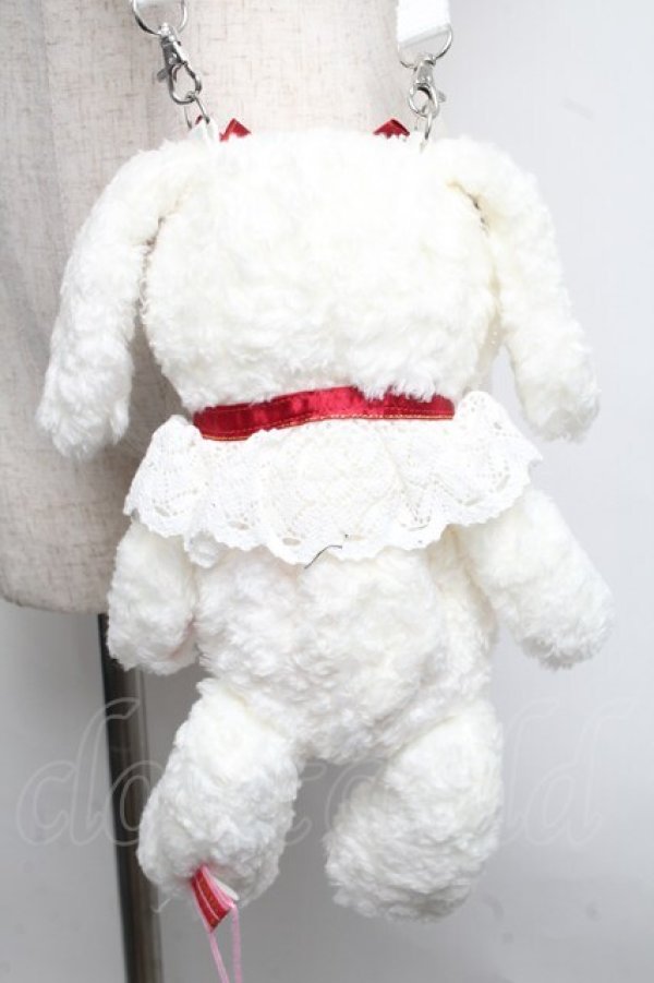 画像3: BABY,THE STARS SHINE BRIGHT / うさくみゃポシェット  白ｘエンジ S-25-06-19-011-BA-BG-HR-ZS (3)