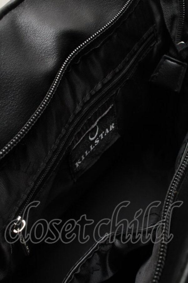 画像3: KILLSTAR / フリルリュック  黒 S-25-06-19-012-PU-BG-AS-ZS (3)