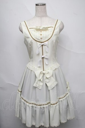 画像: metamorphose / ペチコート付フリルジャンパースカート  オフ S-25-06-20-045-ME-OP-AS-ZS