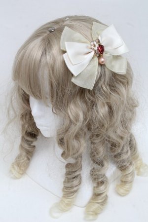 画像: axes femme POETIQUE / Gいちごリボンクリップ   S-25-06-20-002-AX-ZA-ET-ZS