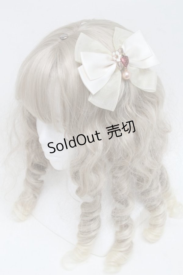 画像1: axes femme POETIQUE / Gいちごリボンクリップ   S-25-06-20-002-AX-ZA-ET-ZS (1)