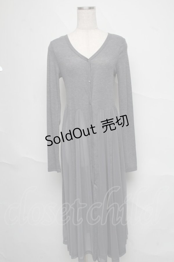画像1: Rozen Kavalier / ロングカーディガン  グレー S-25-06-20-015-OO-TO-SZ-ZS (1)