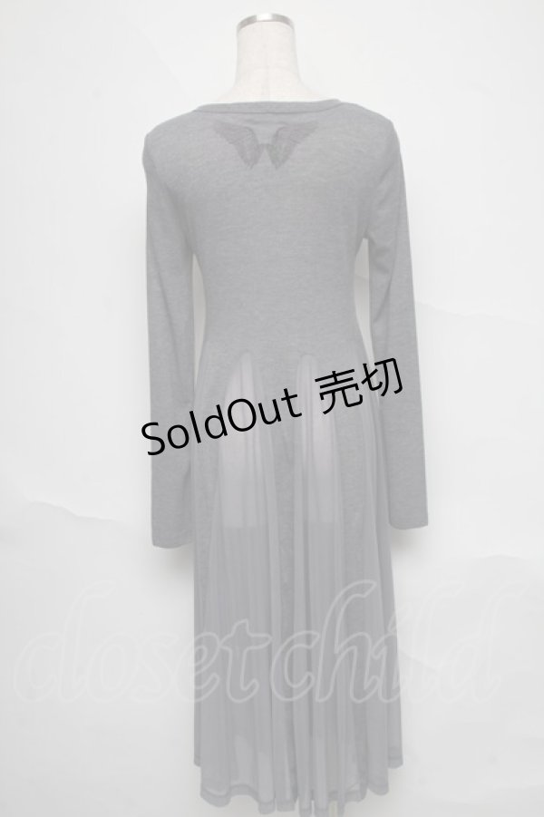 画像2: Rozen Kavalier / ロングカーディガン  グレー S-25-06-20-015-OO-TO-SZ-ZS (2)
