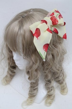 画像: Angelic Pretty / Drained Cherryクリップ  イエロー S-25-06-20-003-AP-AC-AS-ZS