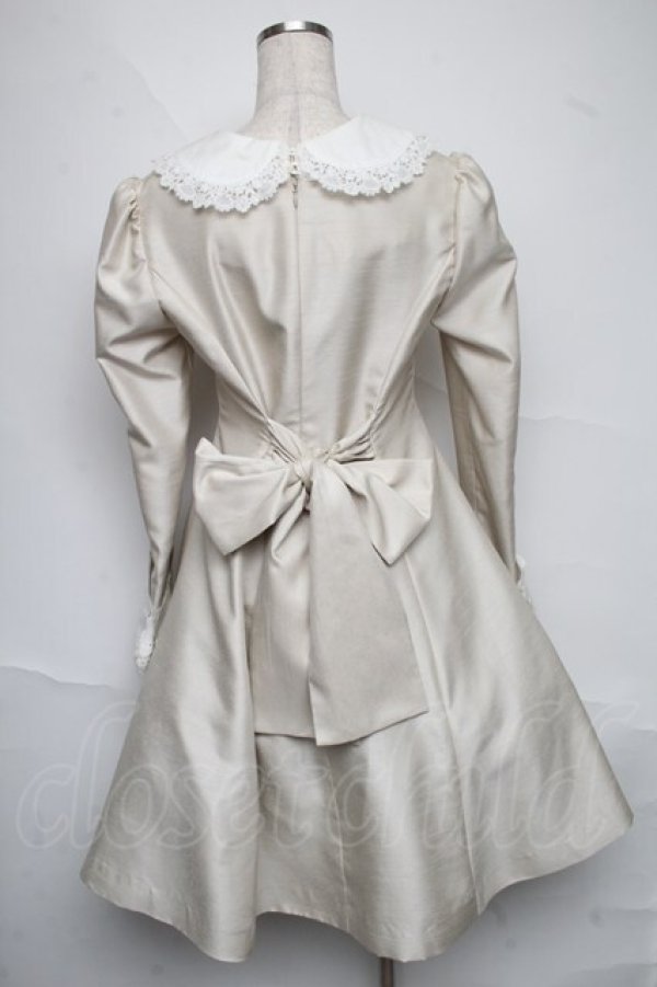 画像2: Juliette et Justine / Robe de la papillote poupee ローブ ドゥ ラ パピヨット プーペ  キナリ S-25-06-20-029-CL-OP-AS-ZS (2)