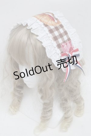 画像: Angelic Pretty / いちごBread Bakeryヘッドドレス  ブラウン S-25-06-20-004-AP-AC-AS-ZS