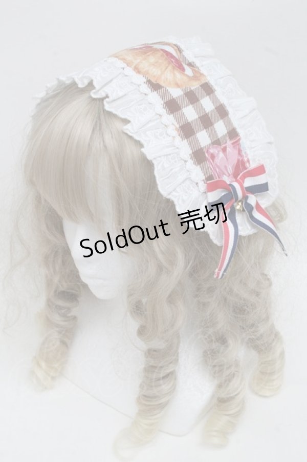画像1: Angelic Pretty / いちごBread Bakeryヘッドドレス  ブラウン S-25-06-20-004-AP-AC-AS-ZS (1)