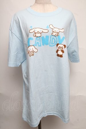 画像: Candy Stripper / CINNAMOROLL WITH PEPE TEE  サックス S-25-06-21-020-PU-TO-AS-ZS