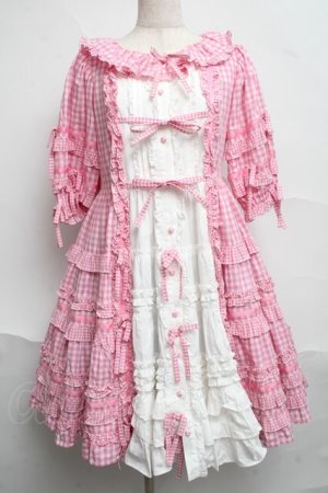 画像: Angelic Pretty / Little Houseワンピース  ピンク S-25-06-21-039-AP-OP-HR-ZS