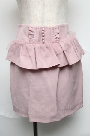画像: Rojita / ペプラムタイトスカート  ピンク S-25-06-22-055-LO-SK-AS-ZS