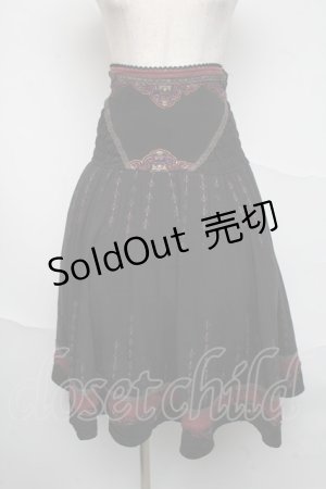 画像: Ozz oneste / 2Wayスカート  黒 S-25-06-22-062-OO-SK-AS-ZS