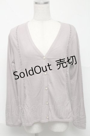 画像: axes femme / パールボタンカーディガン   S-25-06-22-020-AX-TO-HR-ZI