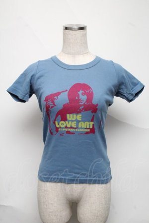 画像: HYSTERIC GLAMOUR / ガールプリントカットソー   S-25-06-22-024-PU-BL-AS-ZS