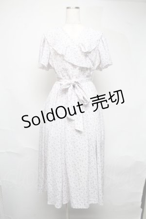 画像: An MILLE / 花柄ワンピース  白ｘラベンダー S-25-06-22-034-EL-OP-AS-ZS