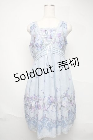 画像: axes femme / ワンピース  サックス S-25-06-22-039-AX-TO-AS-ZS