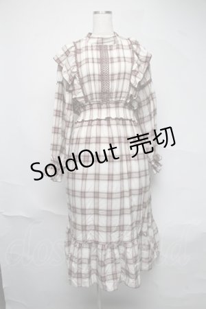 画像: LOLITAその他(お買取対象外) / タータンチェックワンピース  ブラウン S-25-06-22-042-LO-OP-HR-ZS
