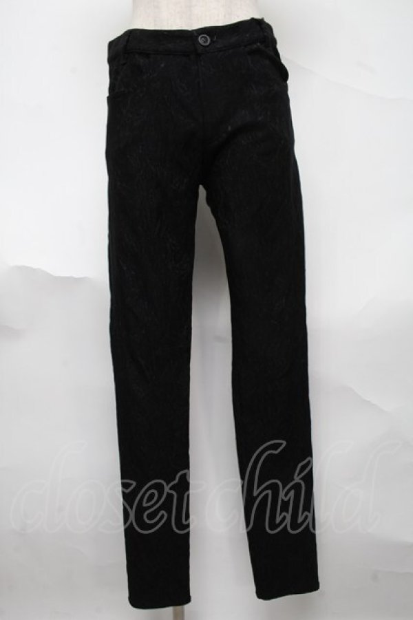 画像1: MiDiom / Thorn JQ Skinny Pants M クロ S-25-06-23-059-PU-PA-SZ-ZS (1)
