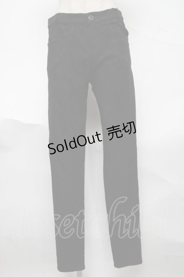 画像1: MiDiom / Thorn JQ Skinny Pants M クロ S-25-06-23-059-PU-PA-SZ-ZT482 (1)