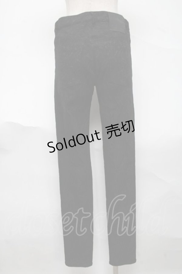 画像2: MiDiom / Thorn JQ Skinny Pants M クロ S-25-06-23-059-PU-PA-SZ-ZT482 (2)
