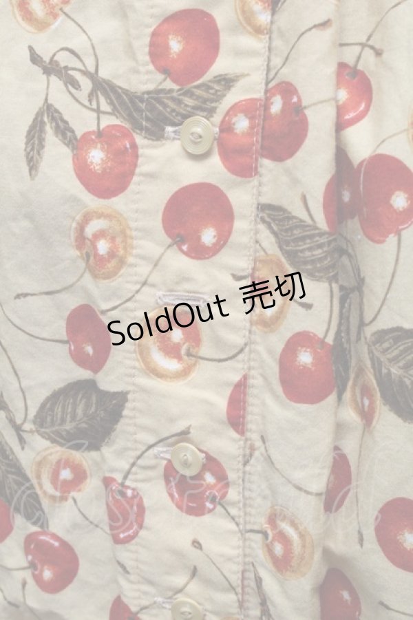 画像3: PINK HOUSE / チェリー半袖ワンピース  イエロー S-25-06-23-022-LO-OP-SA-ZT489 (3)