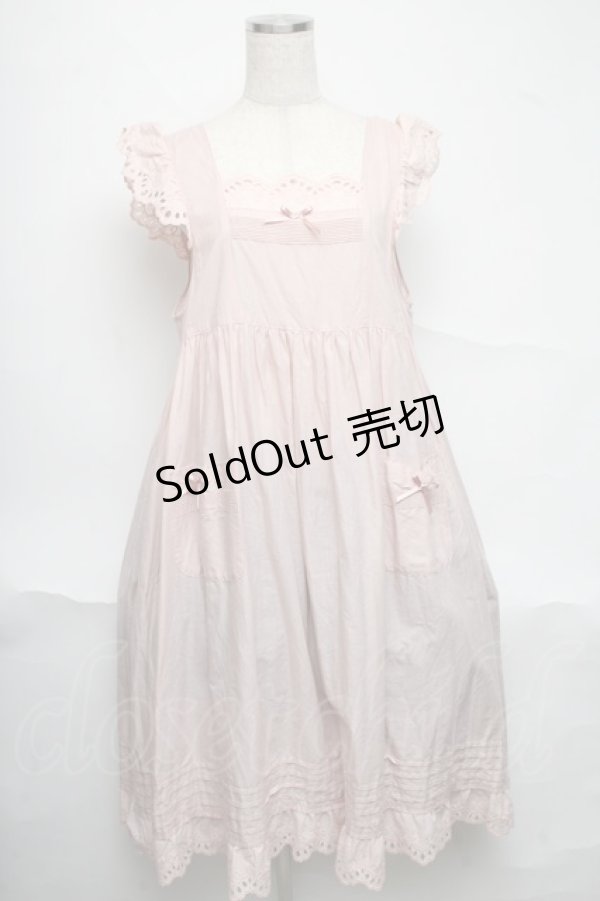 画像1: PINK HOUSE / サイドポケットレースタブリエ  ピンク S-25-06-23-029-LO-OP-SA-ZS (1)