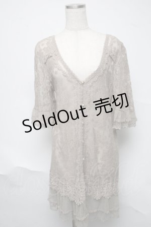 画像: axes femme / ファー付フードロングカーデ  ピンク S-25-06-24-053-AX-CO-AS-ZS