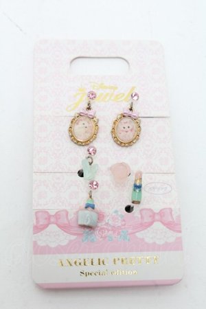 画像: Angelic Pretty / イヤリング Kiss me! Catマリー   S-25-06-25-007-AP-AC-HR-ZS