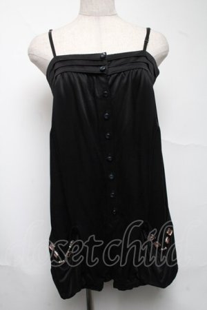 画像: JILL STUART / ビジューサロペット  黒 S-25-06-25-045-LO-OP-HR-ZS