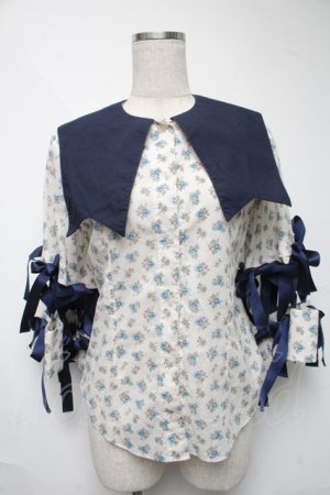 画像: MEMUSE / sailor collar tops F 紺 S-25-06-25-025-LO-TO-SZ-ZS