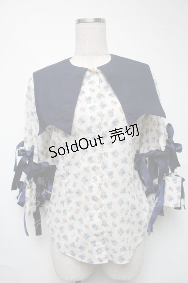 画像1: MEMUSE / sailor collar tops F 紺 S-25-06-25-025-LO-TO-SZ-ZS (1)