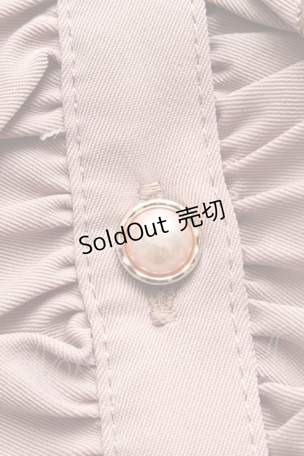 画像3: Amavel / Classical Dollボウタイリボンブラウス F モカ S-25-06-25-031-CA-BL-SZ-ZT018 (3)