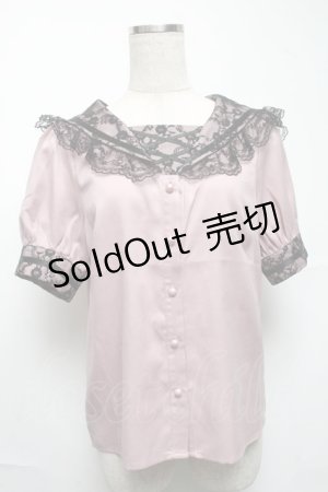 画像: MA*RS / セーラーブラウス  ピンク S-25-06-25-033-EL-BL-AS-ZS