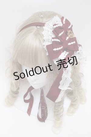 画像: BABY,THE STARS SHINE BRIGHT / confiserieヘッドドレス  ワイン S-25-06-26-008-BA-AC-AS-ZS
