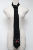 画像1: no future / ネクタイ  黒 S-25-06-26-013-PU-ZA-AS-ZS (1)